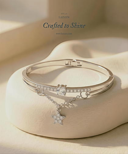 Star Diamond Bracelet Women's