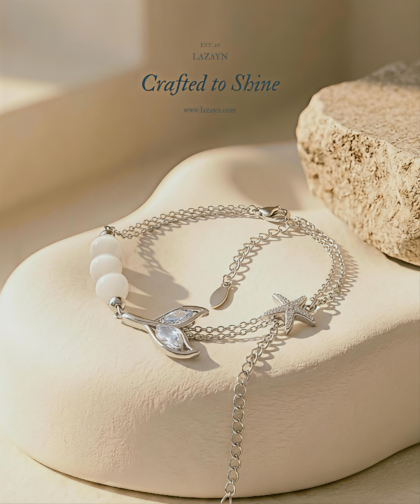 Cool fishtail women's bracelet
