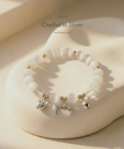 KT Cat imitation cat's eye stone women's bracelet