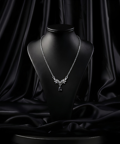 Wheat drop necklace