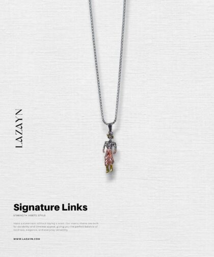 Goku Bent Legs | Mens pendent with chain