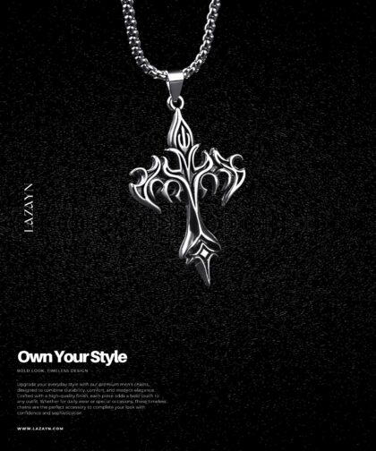 Flame Cross | Men's Chain